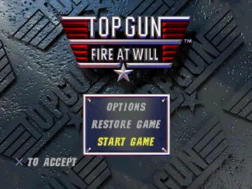 Top Gun - Fire at Will! (US) screen shot title